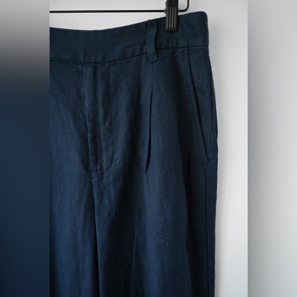 Madewell "The Harlow" Wide Leg Linen Pant NWT - Picture 8 of 12